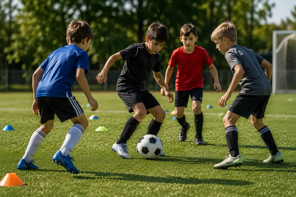 small group soccer training